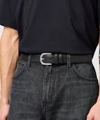 Paski - Pasek Wrangler BOMBATO BELT 112365272 Black 105 - miniaturka - grafika 1