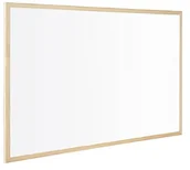 Tablice i flipcharty - Q-Connect Została qcon Whiteboard Wood Frame 60 x 40 cm KF03570 - miniaturka - grafika 1