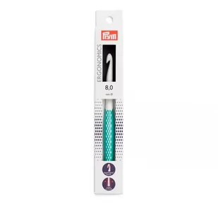 PRYM Crochet Hook For Wool Ergonomics 17cm / 8mm Mint - Pasmanteria - miniaturka - grafika 1