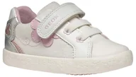 Buty dla dziewczynek - Geox B Gisli Girl B buty dziecięce dziewczęce, biała, 24 EU - miniaturka - grafika 1