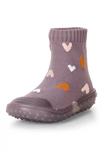 Sterntaler Unisex dziecięce skarpety Adventure w kształcie serca, fioletowe, normalne, liliowy, 26 - Skarpetki damskie - miniaturka - grafika 1