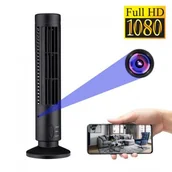 Minikamery i aparaty szpiegowskie - Wentylator - Szpiegowska Kamera WiFi FHD (zasięg cały świat) Ukryta w Wentylatorze Stołowym + Zapis. - miniaturka - grafika 1