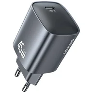 Ładowarki do telefonów - Ładowarka sieciowa USAMS T66 45W GaN Fast Charger tarnish - miniaturka - grafika 1