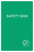 Systemy ekspozycyjne i znaki informacyjne - AC506 SAFETY SIGN, FN - FOLIA SAMOPRZYLEPNA; (150X225MM) - miniaturka - grafika 1