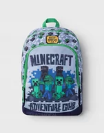 Plecaki szkolne i tornistry - Plecak szkolny dla chłopca i dziewczynki szary Minecraft Minecraft™ - miniaturka - grafika 1