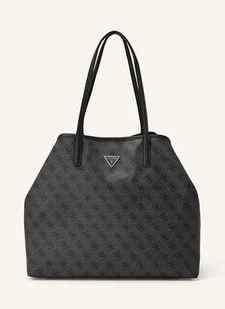 Guess Torba Shopper Victtoria Z Saszetką grau - Torebki damskie - miniaturka - grafika 1