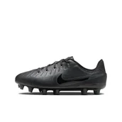 Piłka nożna - Nike Legend 10 Academy FG/MG buty piłkarskie, czarne/czarne/głębokie dżungle, 34 EU, Czarna głęboka dżungla, 34 EU - miniaturka - grafika 1