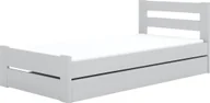 Łóżka dla dzieci i młodzieży - Łóżko dziecięce EMIL 160x80 z szufladą białe KOCOT KIDS - miniaturka - grafika 1
