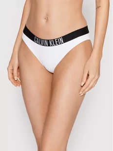 Calvin Klein Swimwear Dół od bikini Classic KW0KW01859 Biały - Stroje kąpielowe - miniaturka - grafika 1