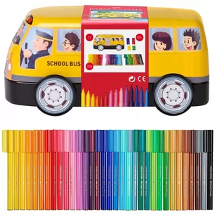 Faber-Castell Pisaki Faber-Castell Connector - Autobus - 33 kolory 155532 - Przybory szkolne - miniaturka - grafika 1