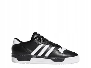 Buty Męskie adidas EG8063 Rivalry Low Czarne 42 2/3 - Buty sportowe męskie - miniaturka - grafika 1