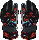 Rękawiczki dla dzieci - Chłopięce rękawiczki na zimę Noviti RN065-B-01 Czarne - miniaturka - grafika 1