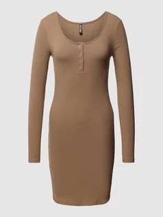 Sukienki - Sukienka mini w jednolitym kolorze model ‘KITTE’ - grafika 1