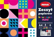Szkolne artykuły papiernicze - Zeszyt papierów kolor. fluo A4/8K (10szt) - Beniamin - miniaturka - grafika 1
