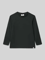 Koszulki dla chłopców - Bluzka z długim rękawem i detalem z logo - miniaturka - grafika 1