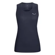 Koszulki i topy damskie - Salewa Salewa Damska koszulka sportowa Dry W Tank niebieski 38 00-0000027841 - miniaturka - grafika 1