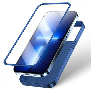 Joyroom 360 Full Case etui pokrowiec do iPhone 13 Pro obudowa na tył i przód + szkło hartowane niebieski (JR-BP935 blue) - Etui i futerały do telefonów - miniaturka - grafika 4