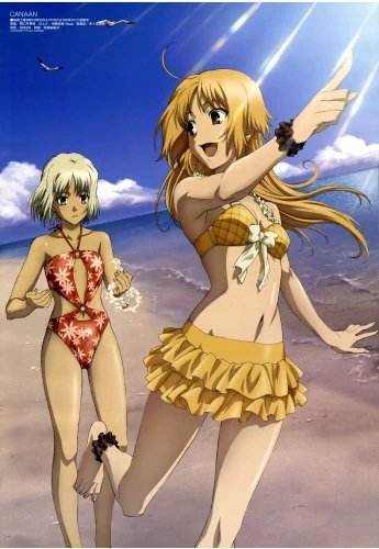 Plakat Anime Manga Canaan CAN_025 A1+ (custom)