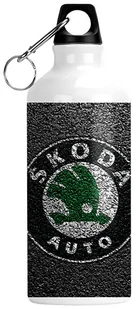 BIDON BUTELKA SKODA NA WODE Z NAPISEM - Shakery i bidony sportowe - miniaturka - grafika 1