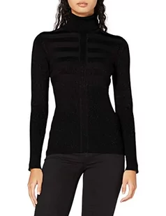 Morgan Sweter damski Manche Longue Col Roulé Lurex Mentosa - Swetry damskie - miniaturka - grafika 1