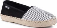 Espadryle damskie - Espadryle BIG STAR CZARNE SZACHOWNICA DD274427 R40 - miniaturka - grafika 1
