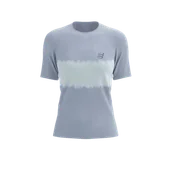 Koszulki sportowe damskie - COMPRESSPORT Koszulka biegowa damska PERFORMANCE SS T-SHIRT lavender/white - miniaturka - grafika 1