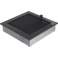 Kratki wentylacyjne - Parkanex kominkowa grafitowa żaluzja 22x22 kominek - miniaturka - grafika 1