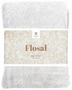 KOC ESSEX FLORAL SZARY 150X200 - Koce - miniaturka - grafika 1