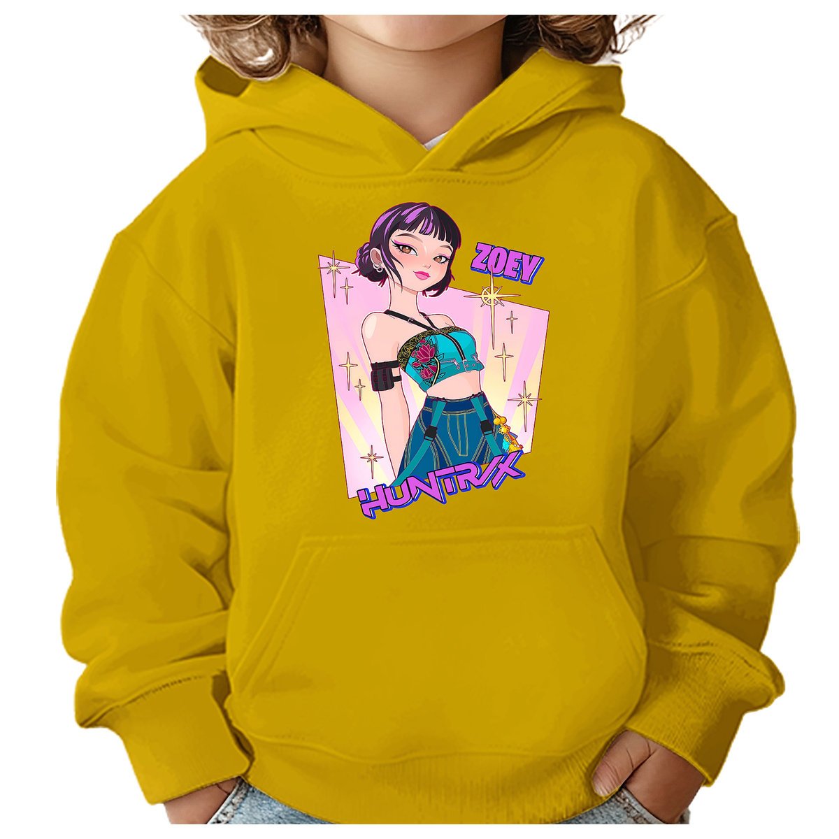 BLUZA DZIECIĘCA HUNTRIX ZOEY KPOP 146-152 Z KAPTUREM BAWEŁNIANA JAKOŚĆ