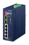 Pozostałe akcesoria sieciowe - PLANET Netzwerkgeräte Nie zarządzany Fast Ethernet (10/100) Obsługa PoE Niebieski - miniaturka - grafika 1