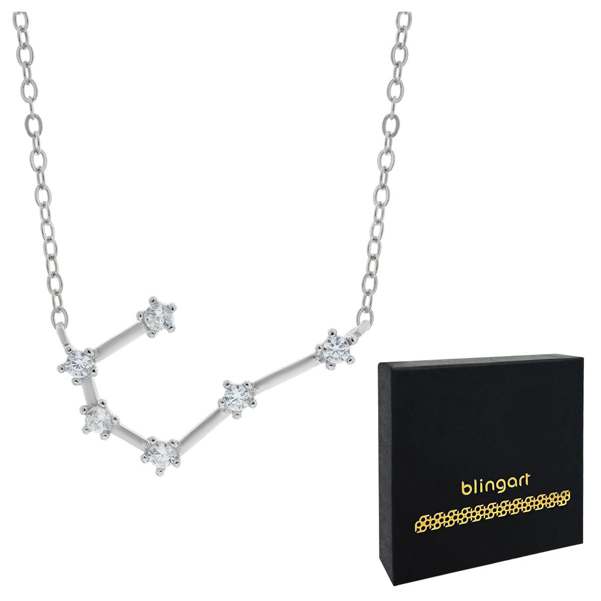 Naszyjnik srebrny znak zodiaku RAK