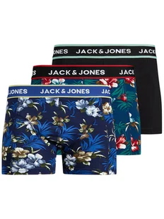 Jack&Jones Komplet 3 par bokserek Flower 12171253 Kolorowy - Majtki męskie - miniaturka - grafika 1