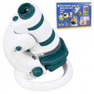 Mały naukowiec - Mikroskop 3w1 Dla Dziecka Powiększa 60x/180x Zestaw Edukacyjny + Akcesoria - miniaturka - grafika 1