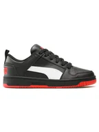 Buty dla dziewczynek - Puma Sneakersy Rebound Layup Lo Sl Jr 370490 13 Czarny - miniaturka - grafika 1