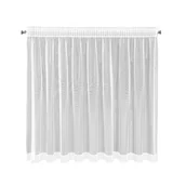 Firany - Firna na taśmie z koronką NEL 350X145 biała - miniaturka - grafika 1