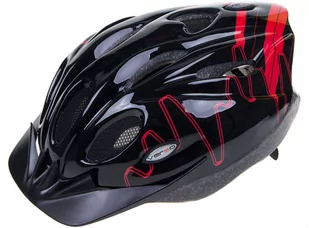 Kask Verso MV-PR-04 czarno-czerwony - Kaski rowerowe - miniaturka - grafika 1