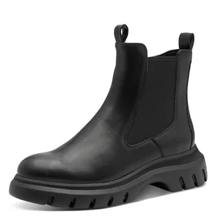 Marco Tozzi Damskie 2-25432-45 Chelsea kozaki, czarne, 40 EU, czarny, 40 EU - Kozaki damskie - miniaturka - grafika 1