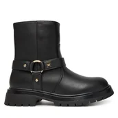 Buty dla dziewczynek - Botki Tommy Hilfiger T3A5-34021-1355999 Czarny - miniaturka - grafika 1