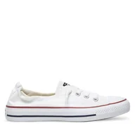 Trampki damskie - Trampki Converse CHUCK TAYLOR 537084C Biały - miniaturka - grafika 1