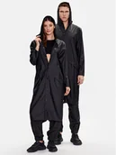 Kurtki damskie - Rains Kurtka przeciwdeszczowa 18360 Czarny Regular Fit - miniaturka - grafika 1