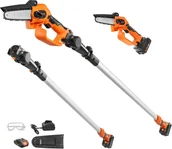 Piły elektryczne - Piła łańcuchowa akumulatorowa gałęziówka + wysięgnik regulowany 2,43 m - miniaturka - grafika 1