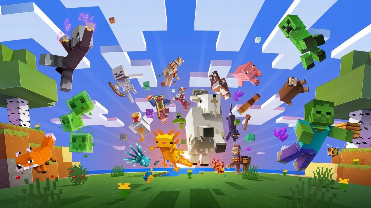 PUZZLE Minecraft GRA World A3 252 el z Nadrukiem + IMIĘ Pudełko