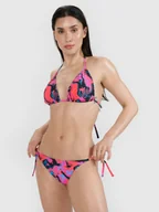 Stroje kąpielowe - 4F Góra od bikini damska - różowa L - miniaturka - grafika 1