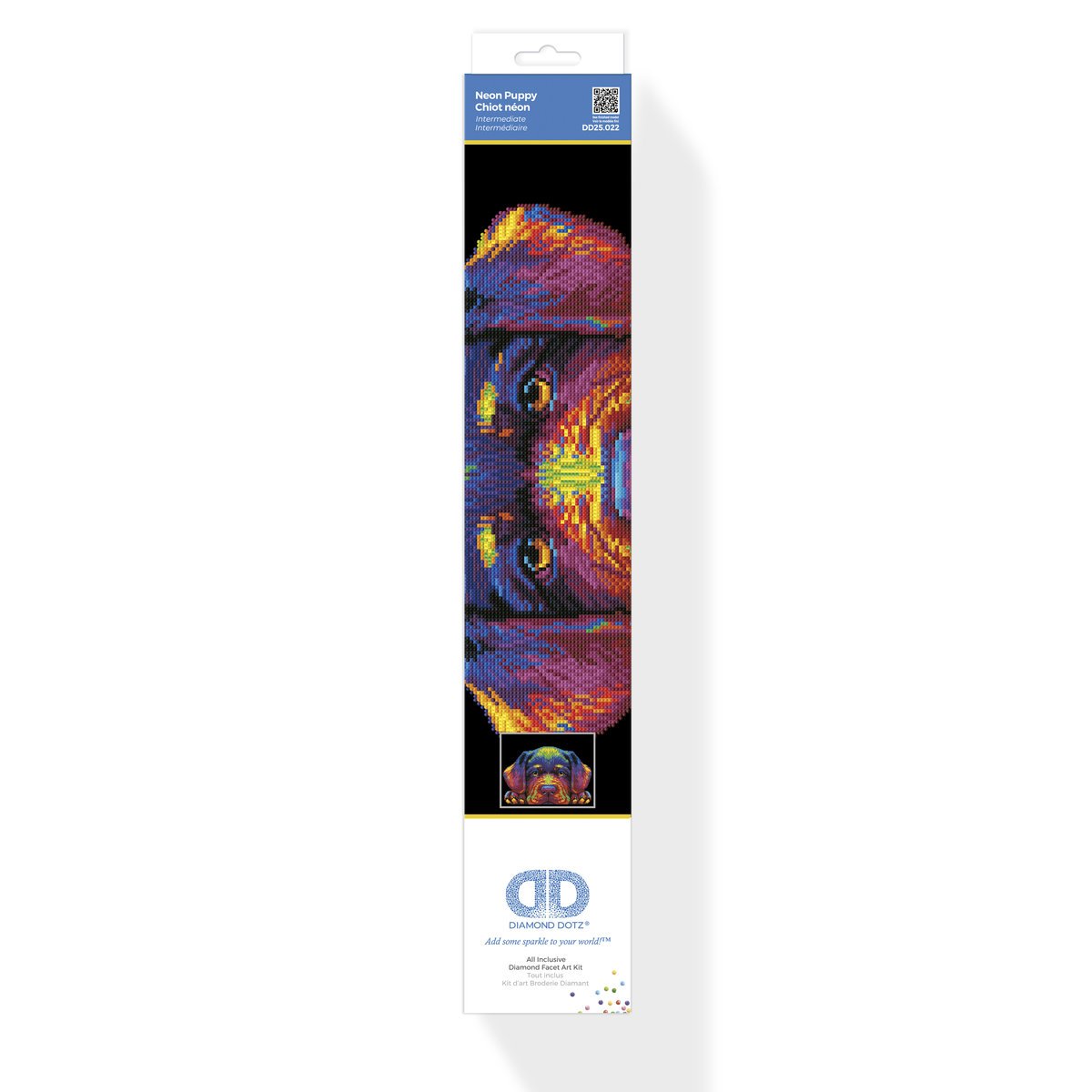 Diamond Dotz. Haft diamentowy dla dorosłych. Neonowy pupil