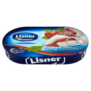 Lisner Filety śledziowe w kremie pomidorowym 175 g - Konserwy i dania rybne - miniaturka - grafika 1