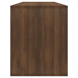 Lumarko Szafka pod TV, brązowy dąb, 130x35x50 cm, płyta wiórowa - Szafki RTV - miniaturka - grafika 8