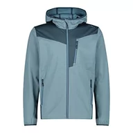 Kurtki damskie - CMP Męska kurtka polarowa Knit Tech Melange kurtka polarowa, damska, miętowa, 54, Hydro, 46 - miniaturka - grafika 1