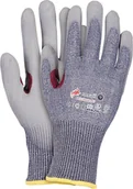 Rękawice robocze - Reis BLUMAX-PU- rękawice ochronne powlekane poliuretanem, wykonane z przędzy UHMWPE, ściągacz, min zakup 12par - 7,8,9,10. - miniaturka - grafika 1