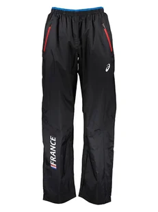 Asics Spodnie sportowe w kolorze czarnym - Spodnie sportowe męskie - miniaturka - grafika 1