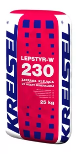 Zaprawa klejąca do wełny mineralnej Kreisel Lepstyr-W 230 25 kg - Kleje i inne preparaty budowlane - miniaturka - grafika 1